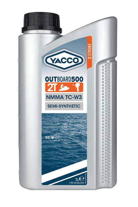 Масло моторное YACCO OUTBOARD 500 2T (1 L)
